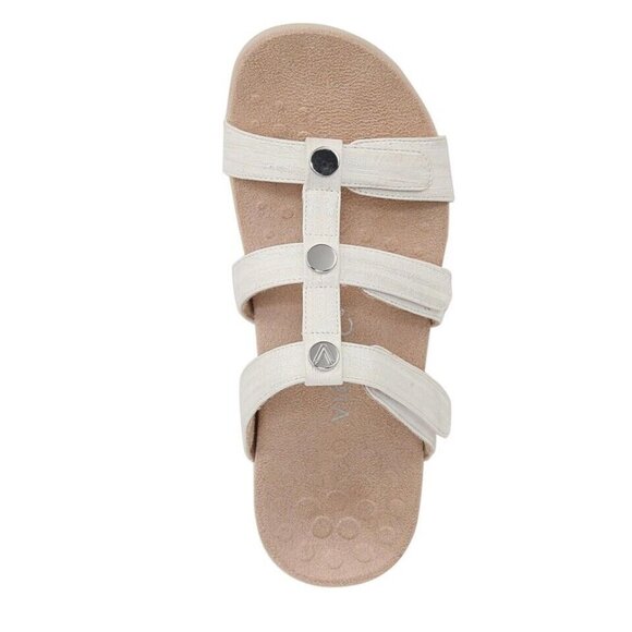 Vionic Amber Pearl Slides Sandal Womens 8 Medium Arch Support New - Picture 5 of 7